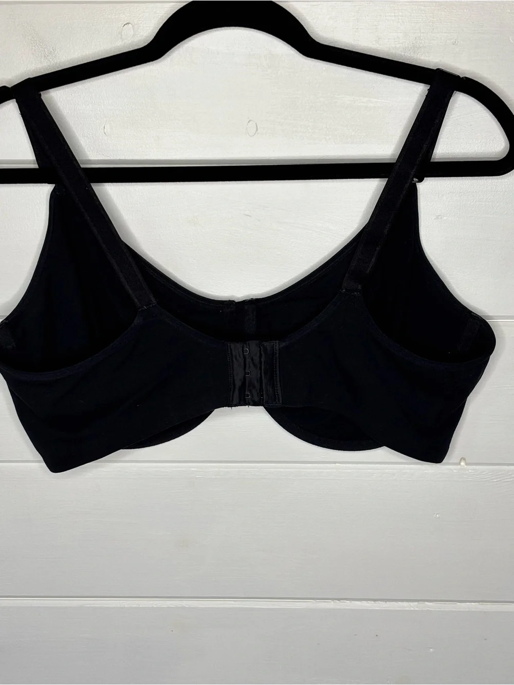 Fruit of the Loom Women’s Cotton Extreme Comfort Black Underwire Bra Size XXL